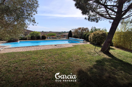 Tonte/Taille d'un jardin
